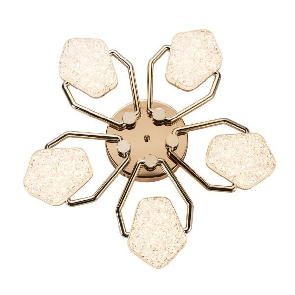 Matiz 5'li Gold 80 Watt Plafonyer 3 Renkli Led Avize