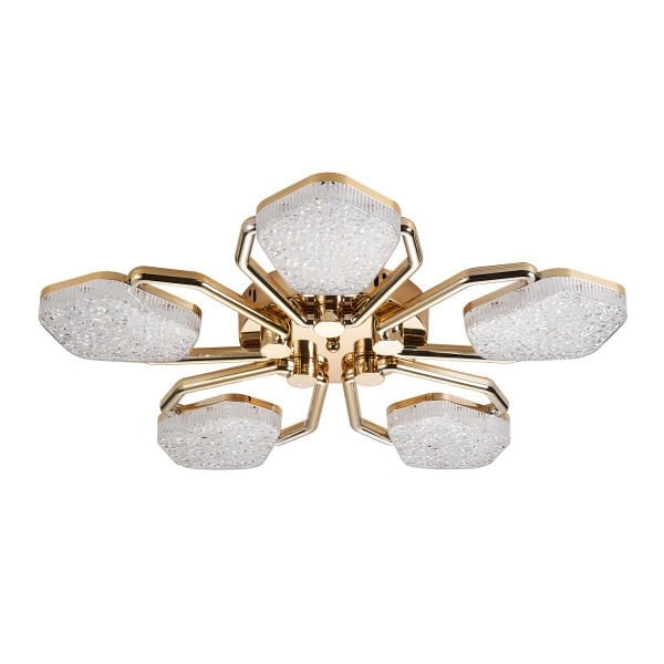 Matiz 5'li Gold 80 Watt Plafonyer 3 Renkli Led Avize