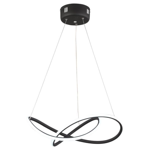Belina Siyah Sarkıt 48 Watt Sarkıt  Ofis Avizeleri 3 Renkli Ledli Modern Mutfak Banyo Led Salon Sarkıt Avize