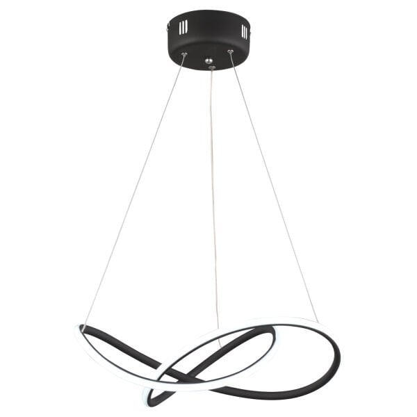 Belina Siyah Sarkıt 48 Watt Sarkıt  Ofis Avizeleri 3 Renkli Ledli Modern Mutfak Banyo Led Salon Sarkıt Avize