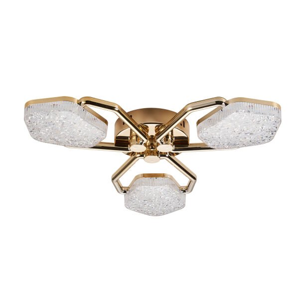 Matiz 3'lü Gold 48 Watt Plafonyer 3 Renkli Led Avize