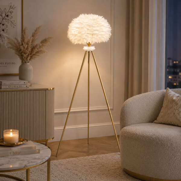 BELENAY GOLD LAMBADER Modern Oturma Odası, Yatak Odası, Salon Lambader