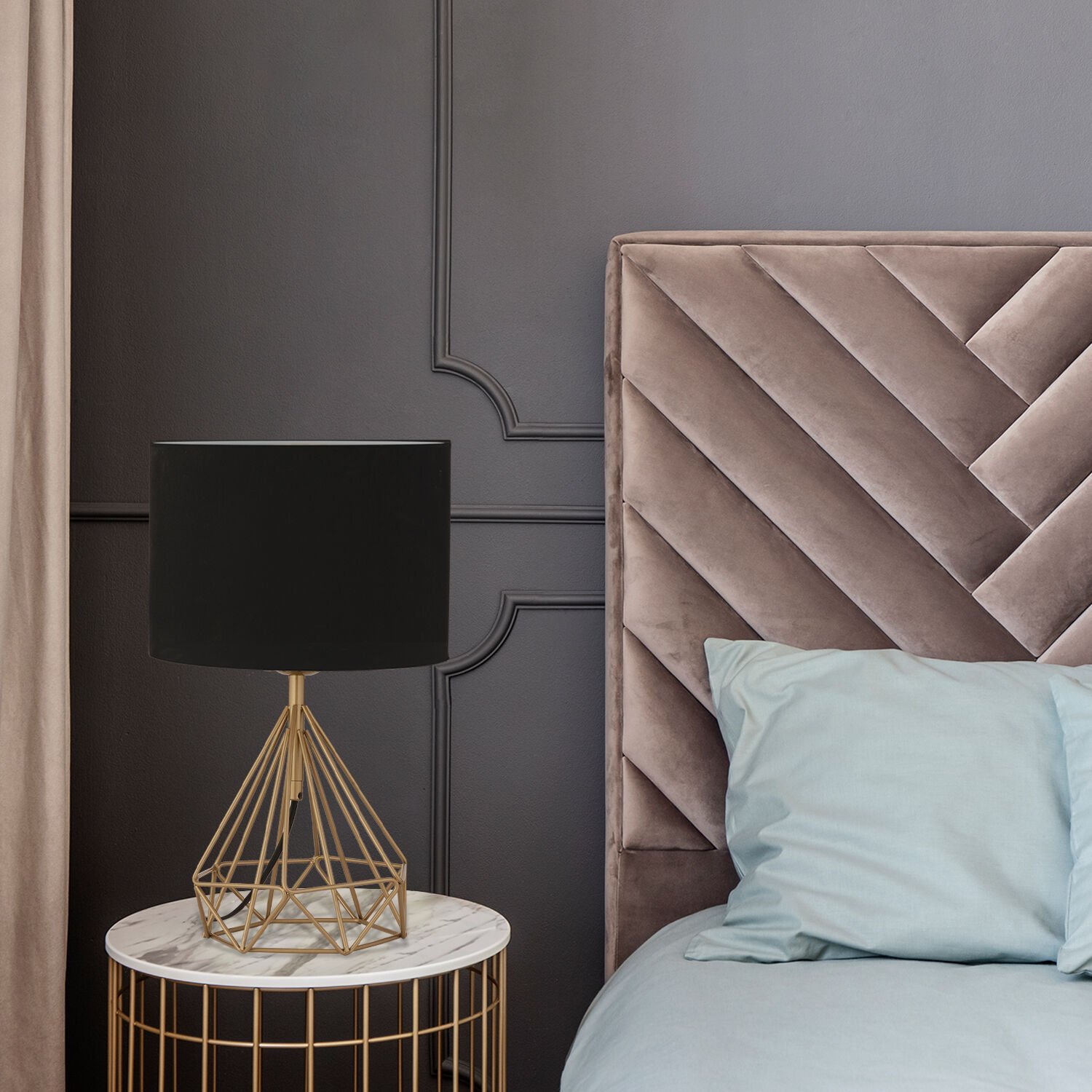 Bien Eskitme Modern Tasarım Salon-Oturma Odası Abajur