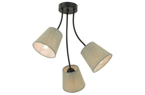 Lara 3 Kollu Şapkalı Modern Retro Sarkıt Yatak Odası Salon Avize