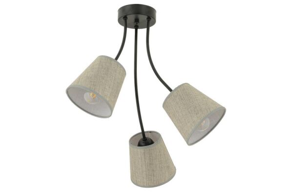 Lara 3 Kollu Şapkalı Modern Retro Sarkıt Yatak Odası Salon Avize