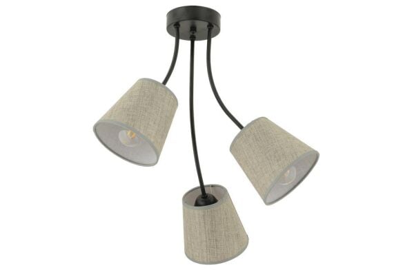 Lara 3 Kollu Şapkalı Modern Retro Sarkıt Yatak Odası Salon Avize