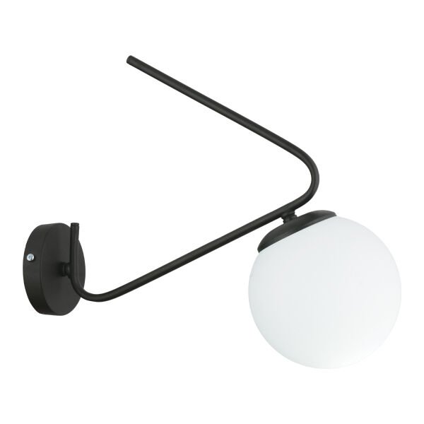 Mildred Siyah Duvar Lambası Yatak Odası-Yatak Başı-Banyo İçin Modern Aplik