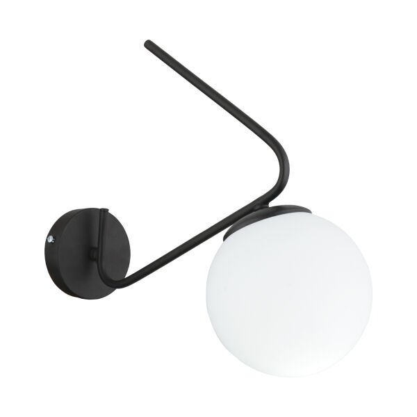 Mildred Siyah Duvar Lambası Yatak Odası-Yatak Başı-Banyo İçin Modern Aplik