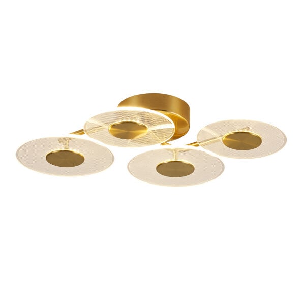 Callista 4'lü Gold 12 Watt Plafonyer 3 Renkli Led Avize