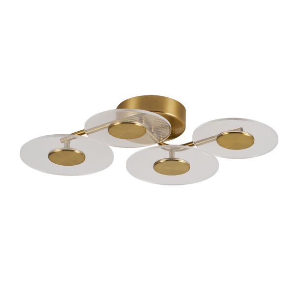 Callista 4'lü Gold 12 Watt Plafonyer 3 Renkli Led Avize