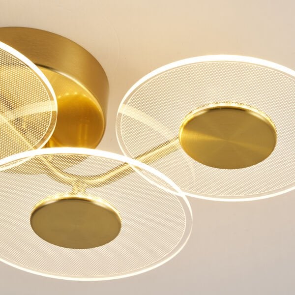 Callista 4'lü Gold 12 Watt Plafonyer 3 Renkli Led Avize