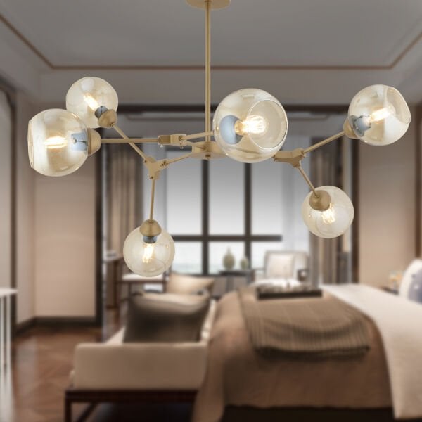 BÜRKE 6LI AVİZE ESKİTME Modern Koridor Yatak Odası Salon Avize