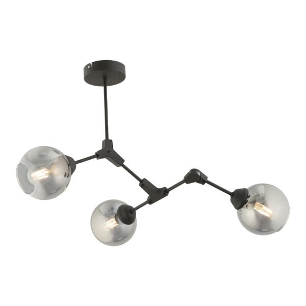 BÜRKE 3LÜ AVİZE SİYAH Modern Koridor Yatak Odası Salon Avize