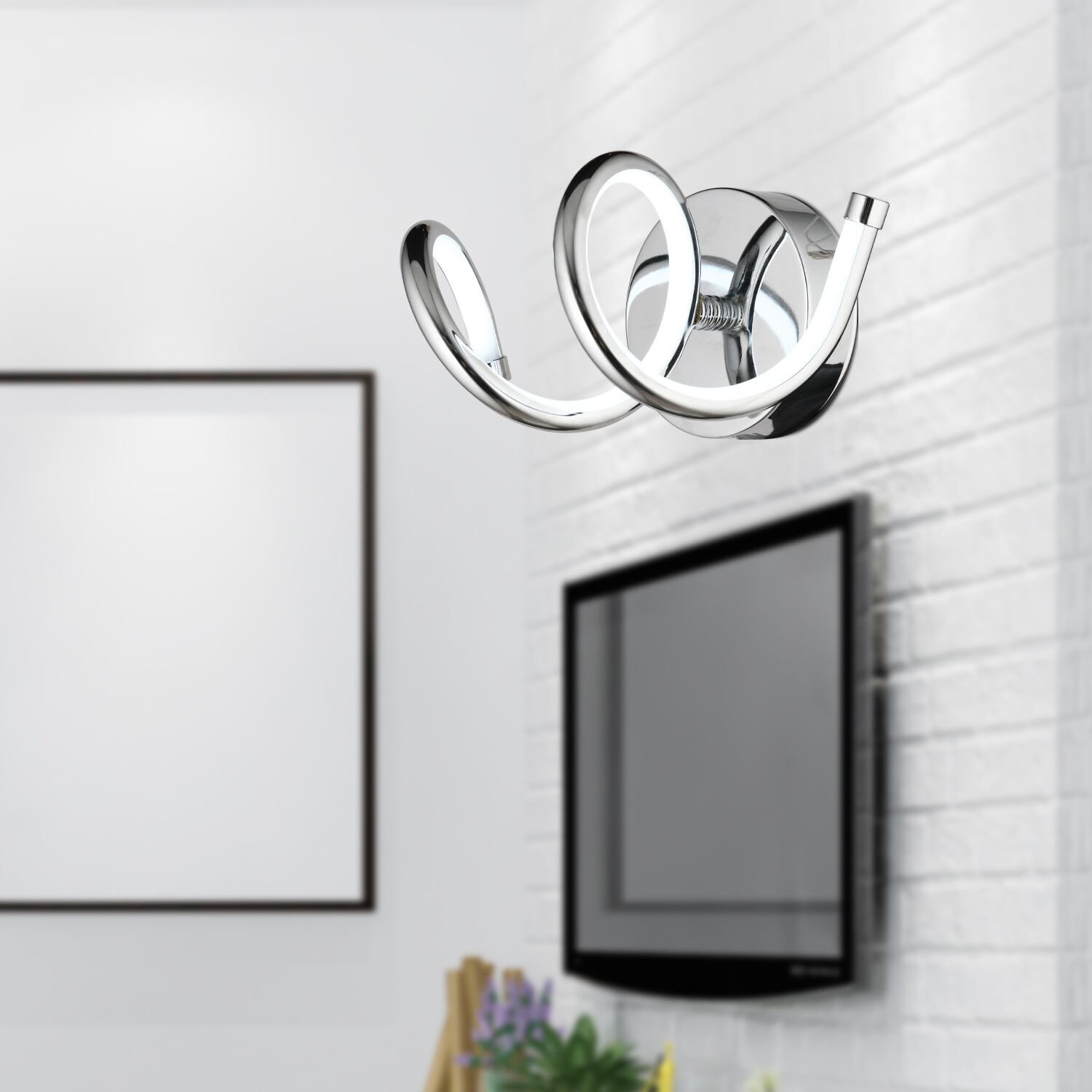 Cabelo Krom 18 Watt Modern Tasarım Banyo Koridor Ledli Salon Aplik