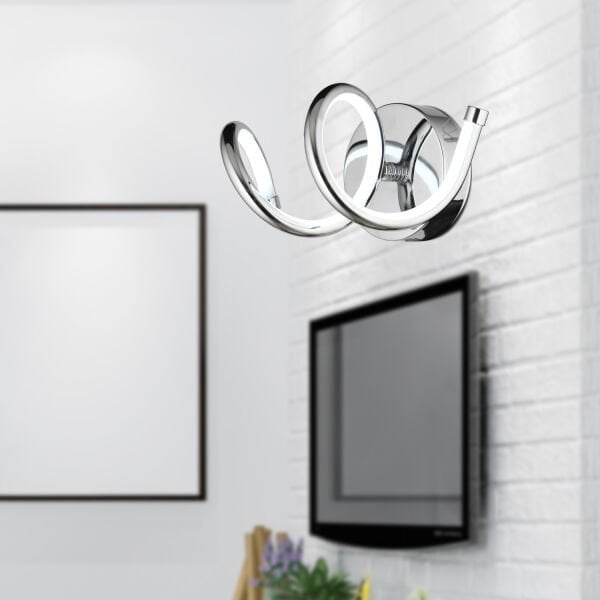 Cabelo Krom 18 Watt Modern Tasarım Banyo Koridor Ledli Salon Aplik