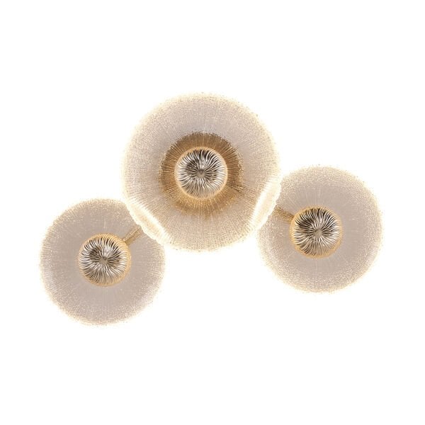 Darra 3'Lü Gold 9 Watt Plafonyer 3 Renkli Led Avize