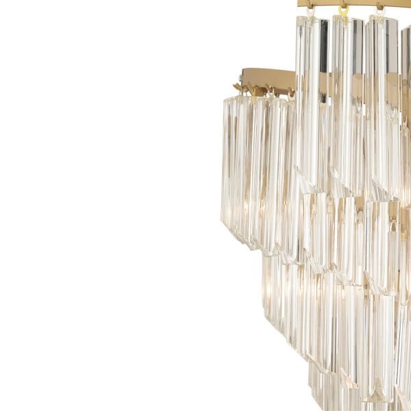 Arizona Eskitme  Kristalli, Taşlı Modern Tasarım Kristal Salon Avize