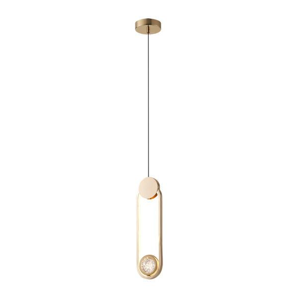 Beckett Tekli 12 Watt Gold Sarkıt 3 Renkli Led Avize