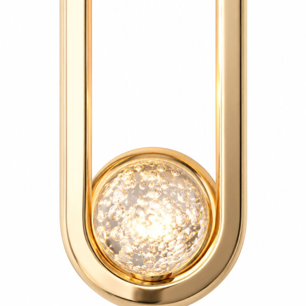Beckett Tekli 12 Watt Gold Sarkıt 3 Renkli Led Avize