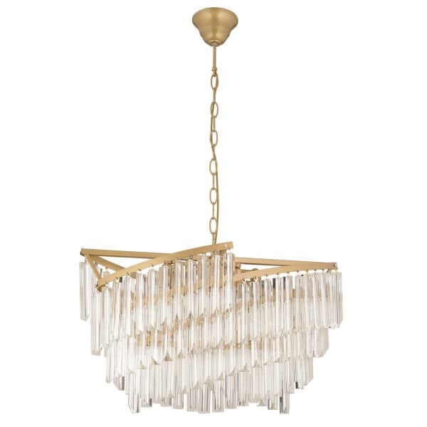 Arizona Eskitme Kristalli Taşlı Modern Tasarım Yemek Masası Üstü Kristal Salon Avize