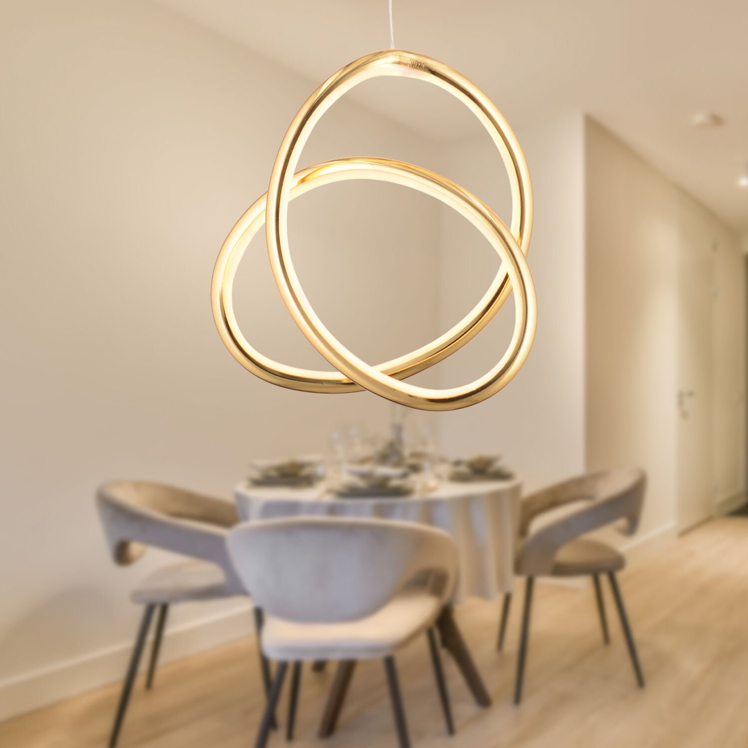 Castle Gold Sarkıt 30 Watt Sarkıt 3 Renkli Ledli Modern Mutfak Banyo Led Salon Sarkıt Avize