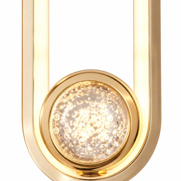 Beckett 6'Lı Kristal Top Başlıklı Gold Sarkıt Led Avize