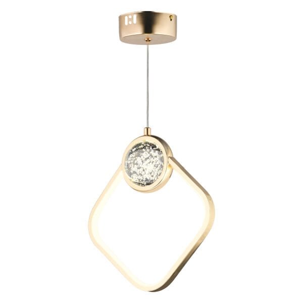 Frieda Tekli 3 Renkli 17 Watt Gold  Ledli Modern Oturma Odası Salon Sarkıt Avize