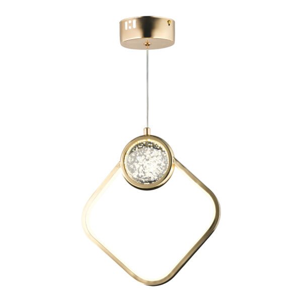 Frieda Tekli 3 Renkli 17 Watt Gold  Ledli Modern Oturma Odası Salon Sarkıt Avize