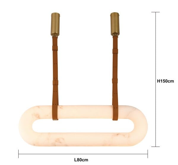 Haylen 80lik Sıralı 40 Watt 3 Renkli Led Avize