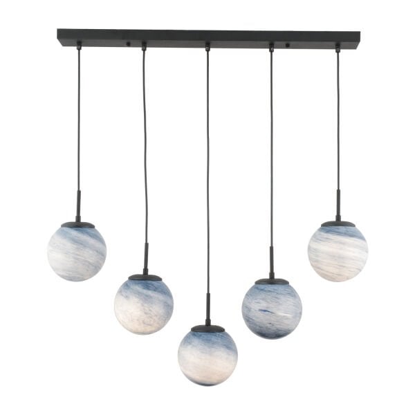 EFSER 5Lİ SIRALI AVİZE Modern Oturma Odası Salon Sarkıt Avize