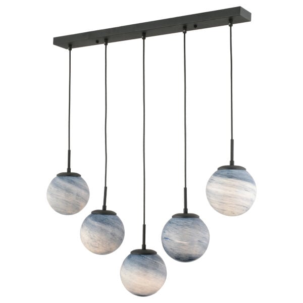 EFSER 5Lİ SIRALI AVİZE Modern Oturma Odası Salon Sarkıt Avize