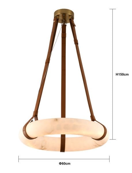 Haylen 60lık Yuvrlak 30 Watt 3 Renkli Led Avize
