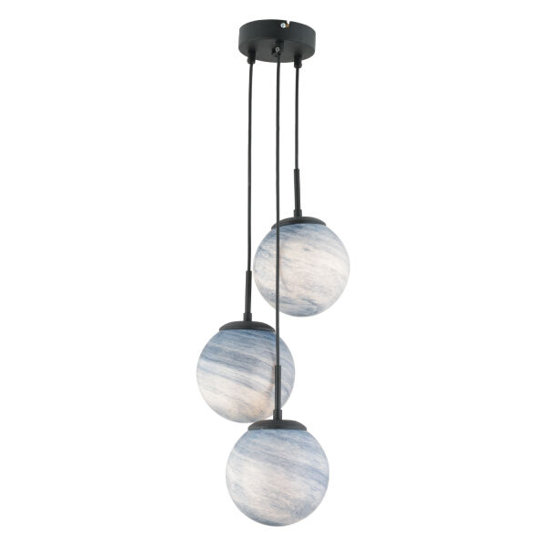 EFSER 3LÜ YUVARLAK Modern Oturma Odası Salon Sarkıt Avize