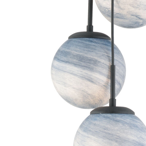 EFSER 3LÜ YUVARLAK Modern Oturma Odası Salon Sarkıt Avize