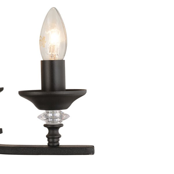 Erza 6Lı Siyah Modern Sarkıt Yatak odası Retro Salon Avize