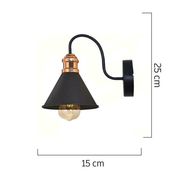 Görez Siyah Yatak Odası-Yatak başı,Cafe,Restoran için Duvar Lambası Modern Retro Aplik