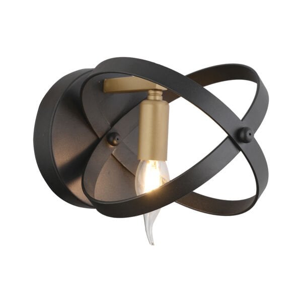 Caliope Eskitme Duylu Siyah Modern Oturma Odası, Koridor, Yatak Başı, Salon Aplik