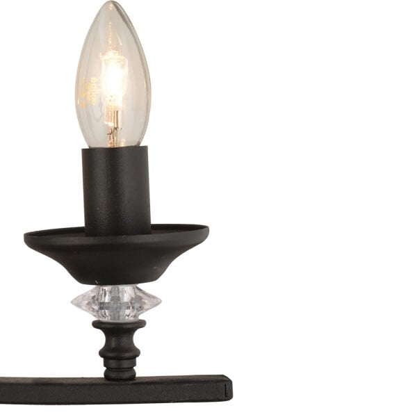 Erza 4Lü Siyah Modern Sarkıt Yatak odası Retro Salon Avize