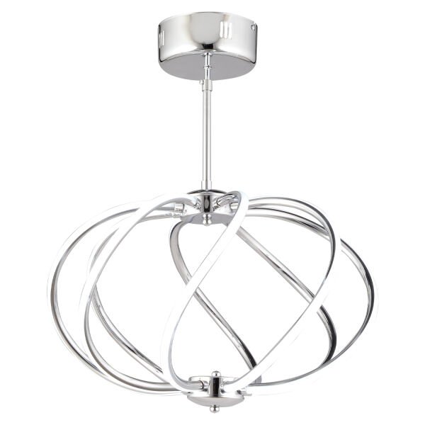 Gestel Krom Sarkıt 88 Watt Sarkıt Ledli Modern Mutfak Banyo Led Salon Sarkıt Avize