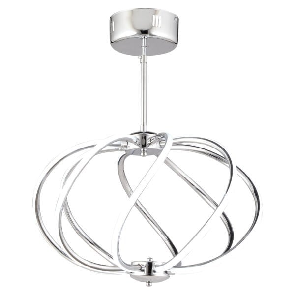 Gestel Krom Sarkıt 88 Watt Sarkıt Ledli Modern Mutfak Banyo Led Salon Sarkıt Avize