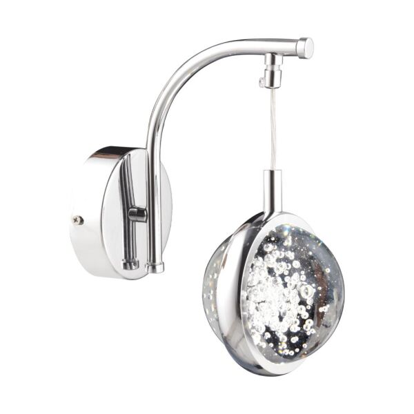 Eldon Modern Krom 3 Renkli 5 Watt Tasarım Salon Koridor Ledli Salon Aplik