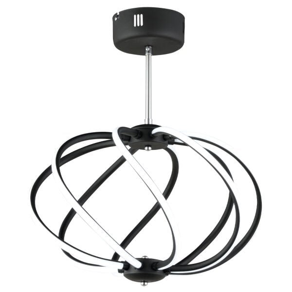 Gestel Siyah Sarkıt 88 Watt Sarkıt Ledli Modern Mutfak Banyo Led Salon Sarkıt Avize