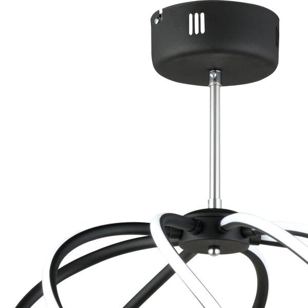 Gestel Siyah Sarkıt 88 Watt Sarkıt Ledli Modern Mutfak Banyo Led Salon Sarkıt Avize