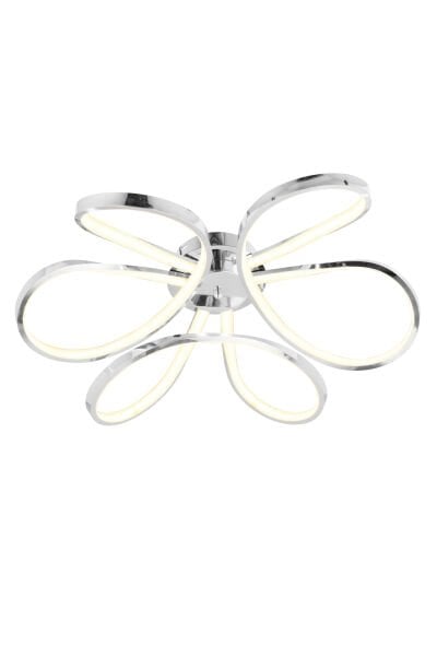 Chalda Krom Plafonyer Modern Salon Led Avize