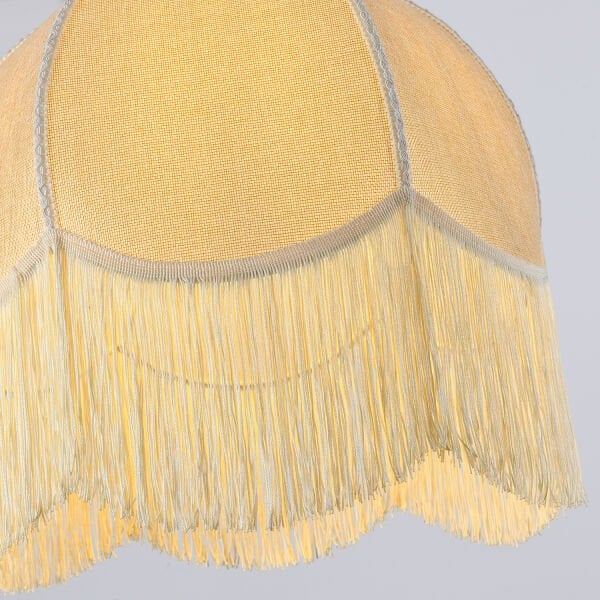 Shelly Krem Rengi Püsküllü Modern Salon, Yatak Odası Sarkıt Avize