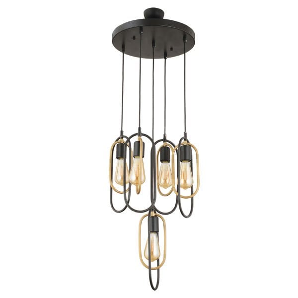 Lotus 5Li Yuvarlak Eskitme Modern Sarkıt Mutfak Yatak odası Salon Sarkıt Avize
