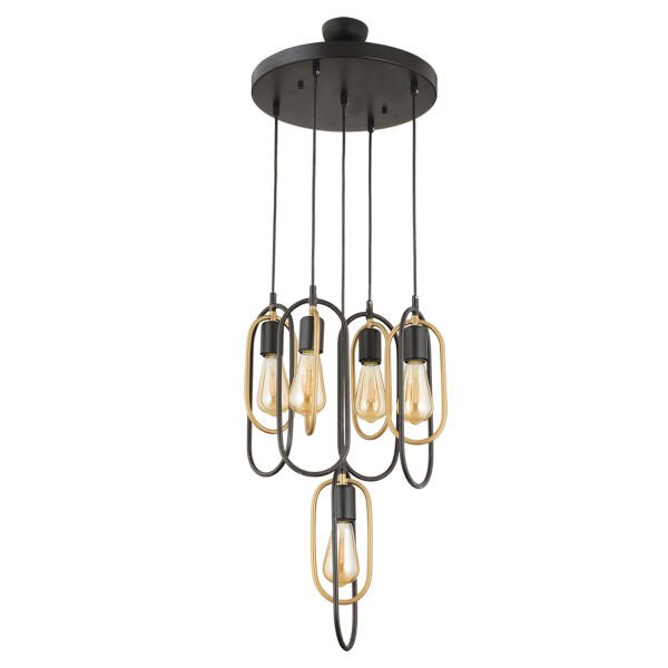 Lotus 5Li Yuvarlak Eskitme Modern Sarkıt Mutfak Yatak odası Salon Sarkıt Avize