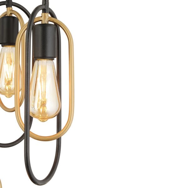 Lotus 5Li Yuvarlak Eskitme Modern Sarkıt Mutfak Yatak odası Salon Sarkıt Avize