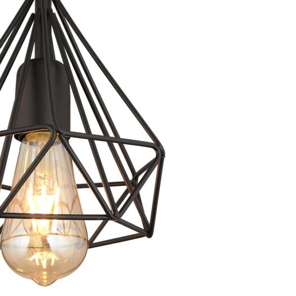 Bien Tekli Siyah Modern Sarkıt Mutfak Salon Sarkıt Avize