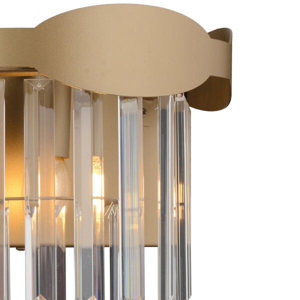 İngrid Eskitme Kristal Taşlı Duvar Lambası Yatak Odası-Yatak Başı-Salon için Aplik